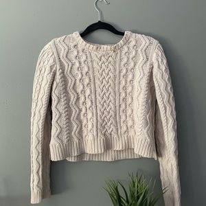 Cropped sweater